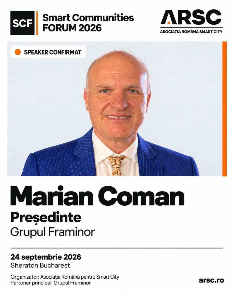 Speaker confirmat: Marian Coman, președinte al Grupului Framinor